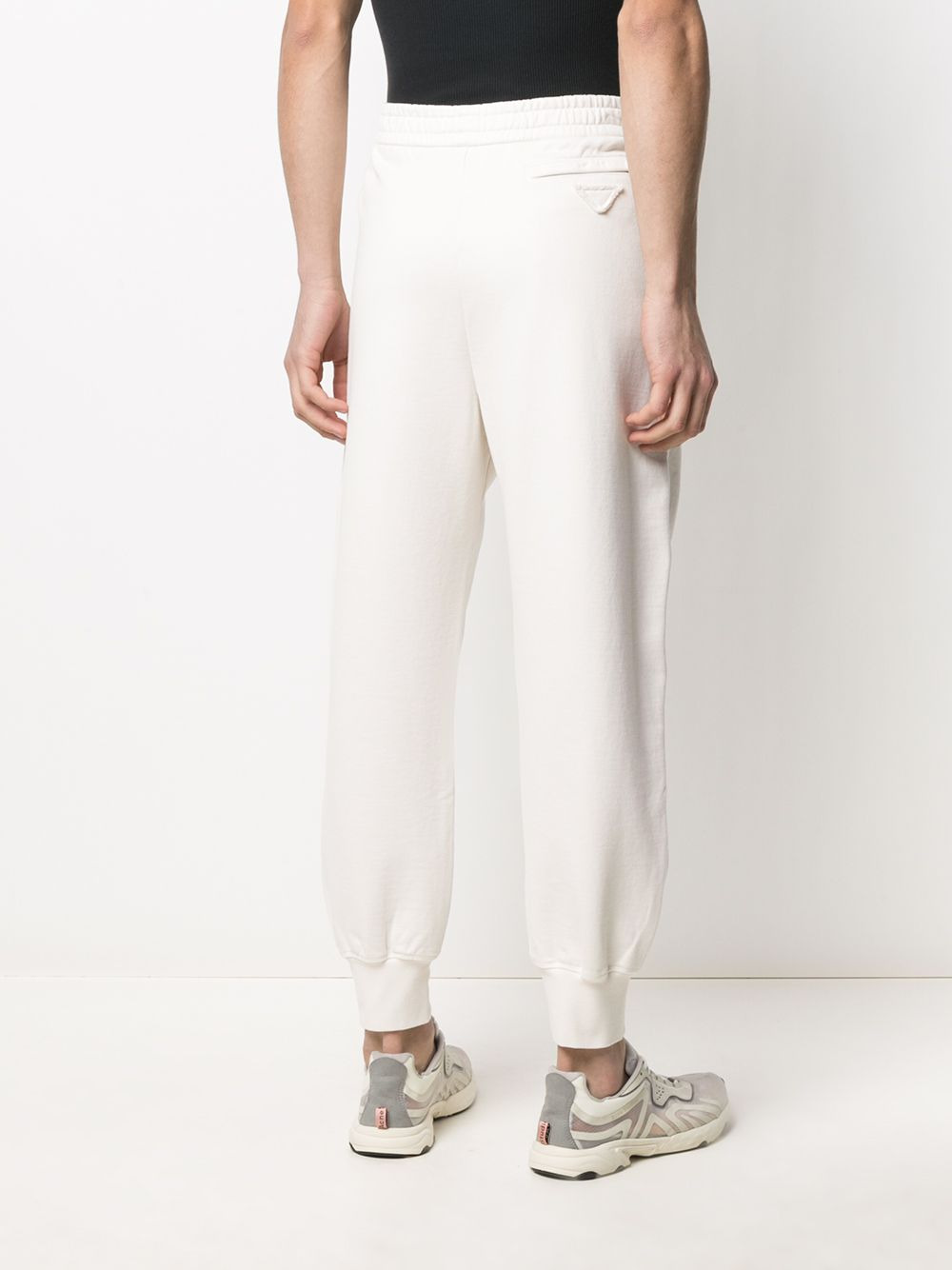 straight-leg cotton trousers - 4