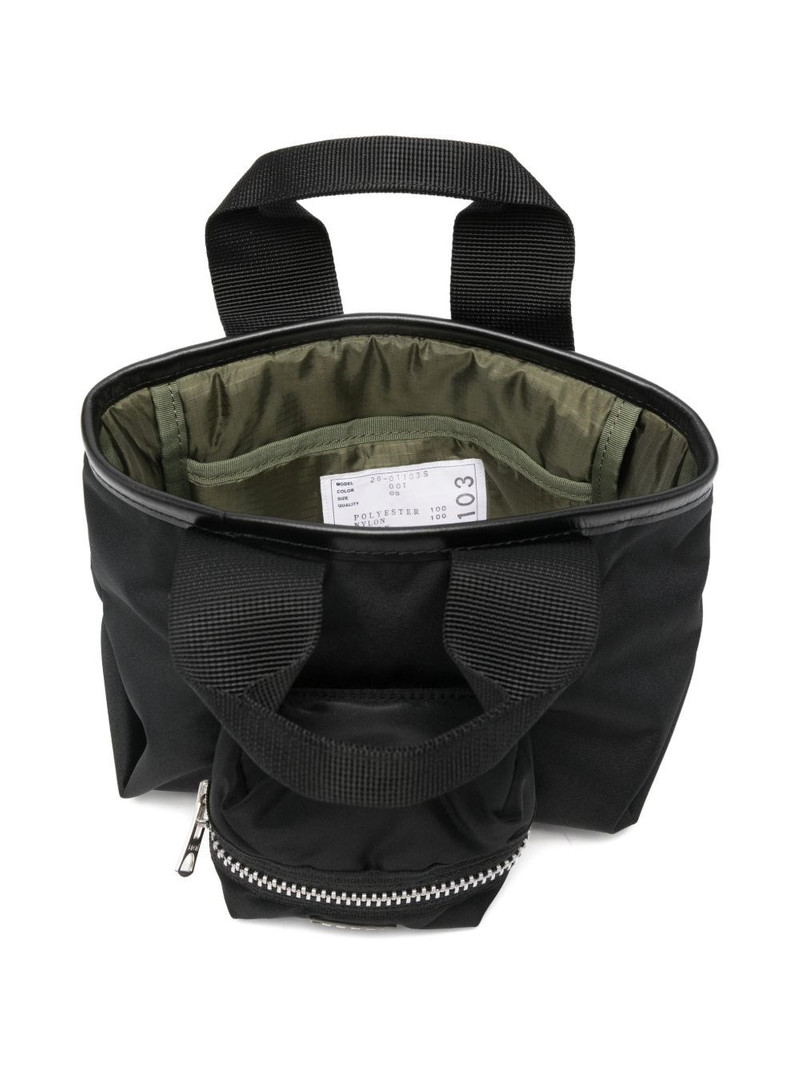 sacai Pocket small nylon tote outlook