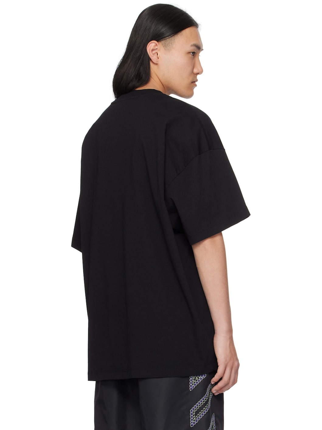 Black 'Off' Stamp Over T-shirt - 3