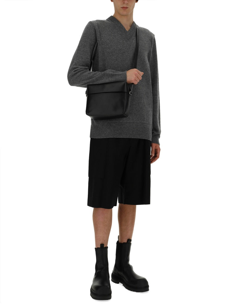Jil Sander Men V-Neck Scon Shirt - 2