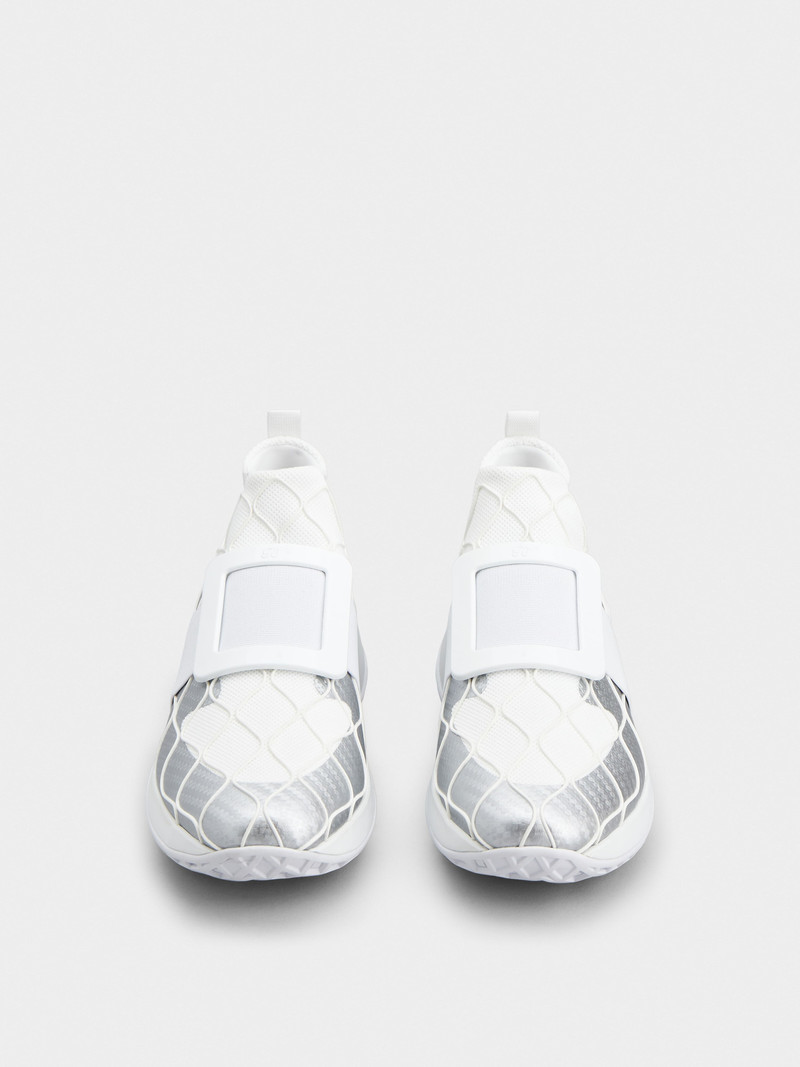 Viv' Run Technical Lacquered Buckle Sneakers in Technical Fabric 7