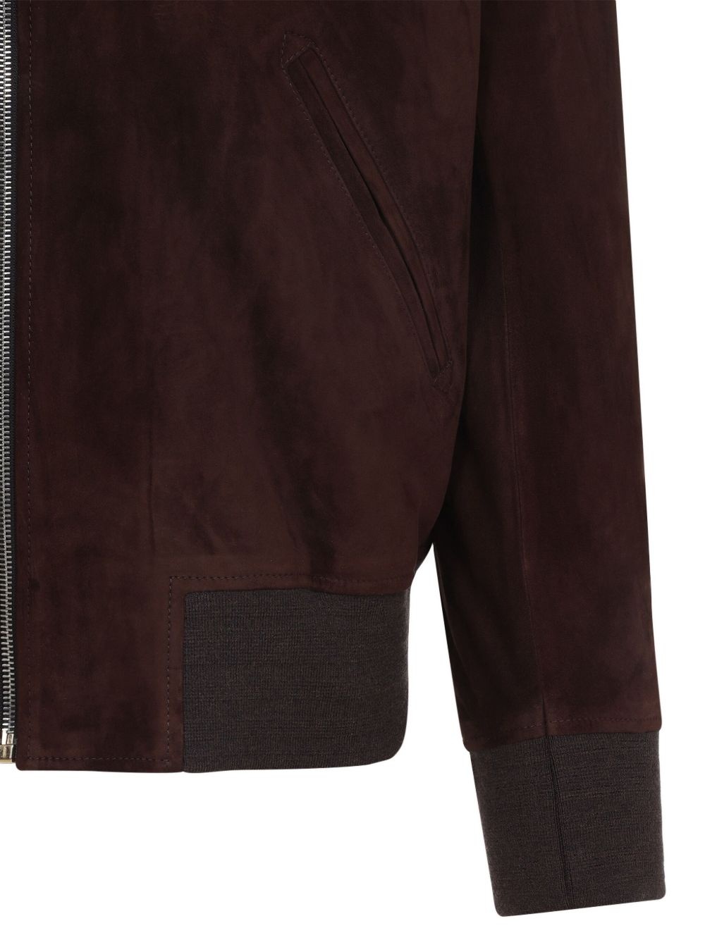 suede bomber jacket - 3