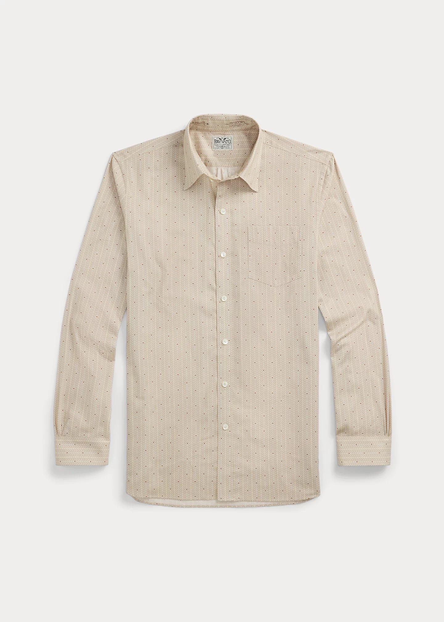 Slim Fit Print Woven Shirt - 6