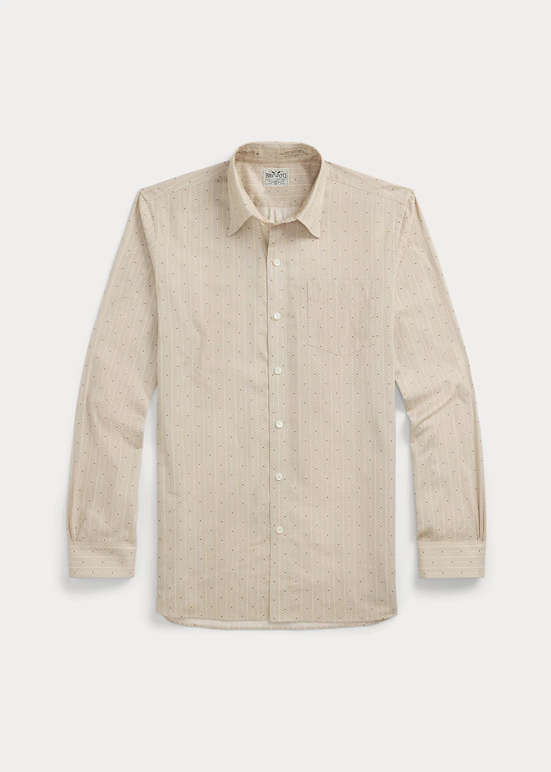 Slim Fit Print Woven Shirt 6