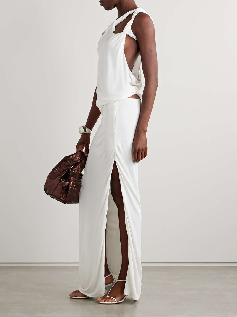 CHRISTOPHER ESBER Ravelled asymmetric cutout draped jersey maxi dress outlook