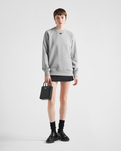 Prada Long-sleeved cotton sweatshirt outlook