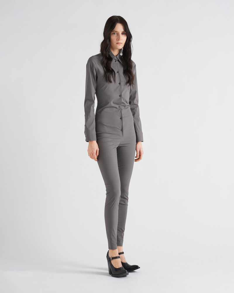 Prada Stretch poplin jumpsuit outlook