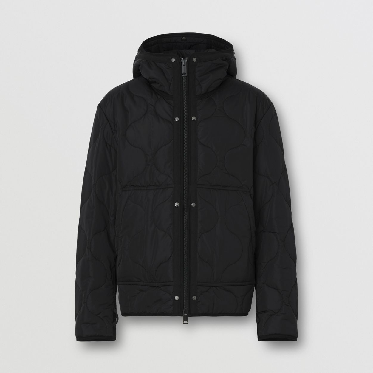 Cotton Gabardine Parka with Detachable Warmer - 7