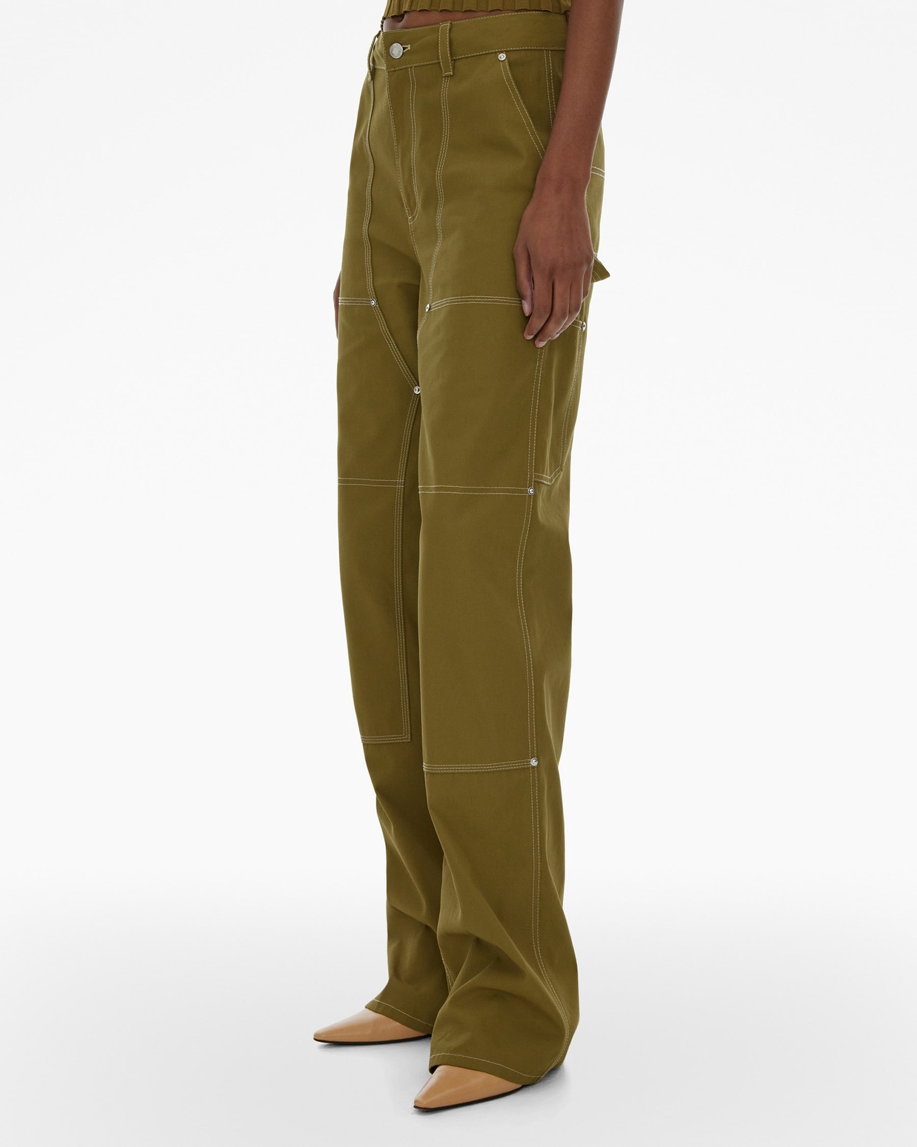 CREPE CARPENTER PANT - 5