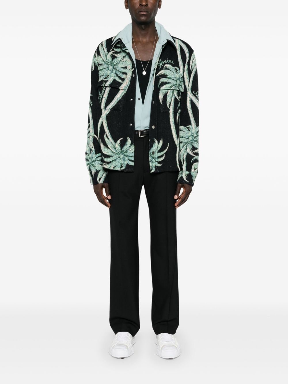 Twisted Palms Tapestry overshirt - 2