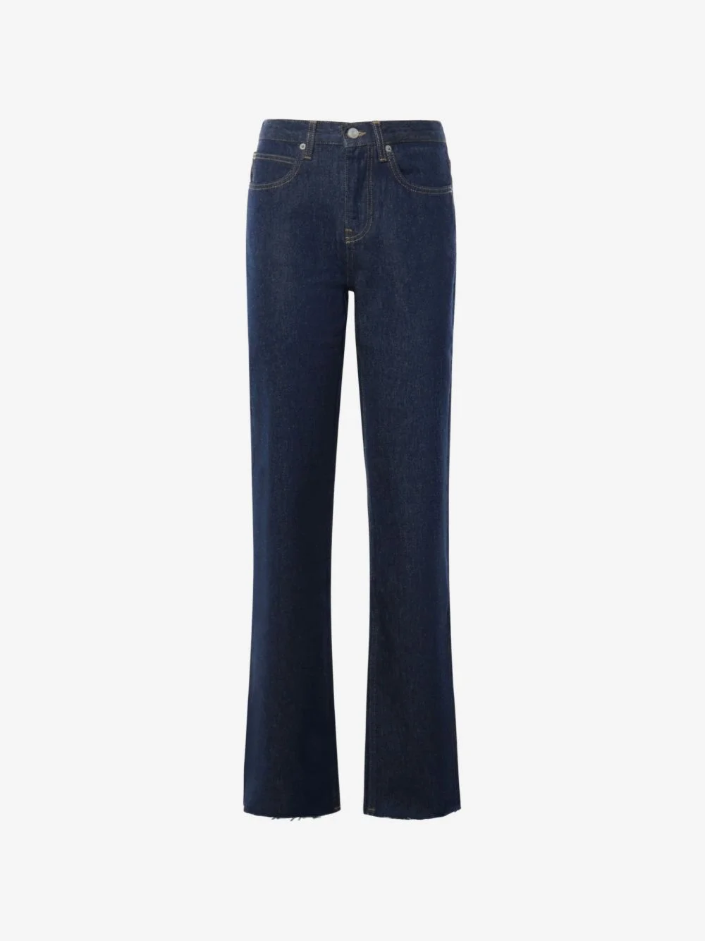 Dalston raw-edge straight-leg jeans - 1