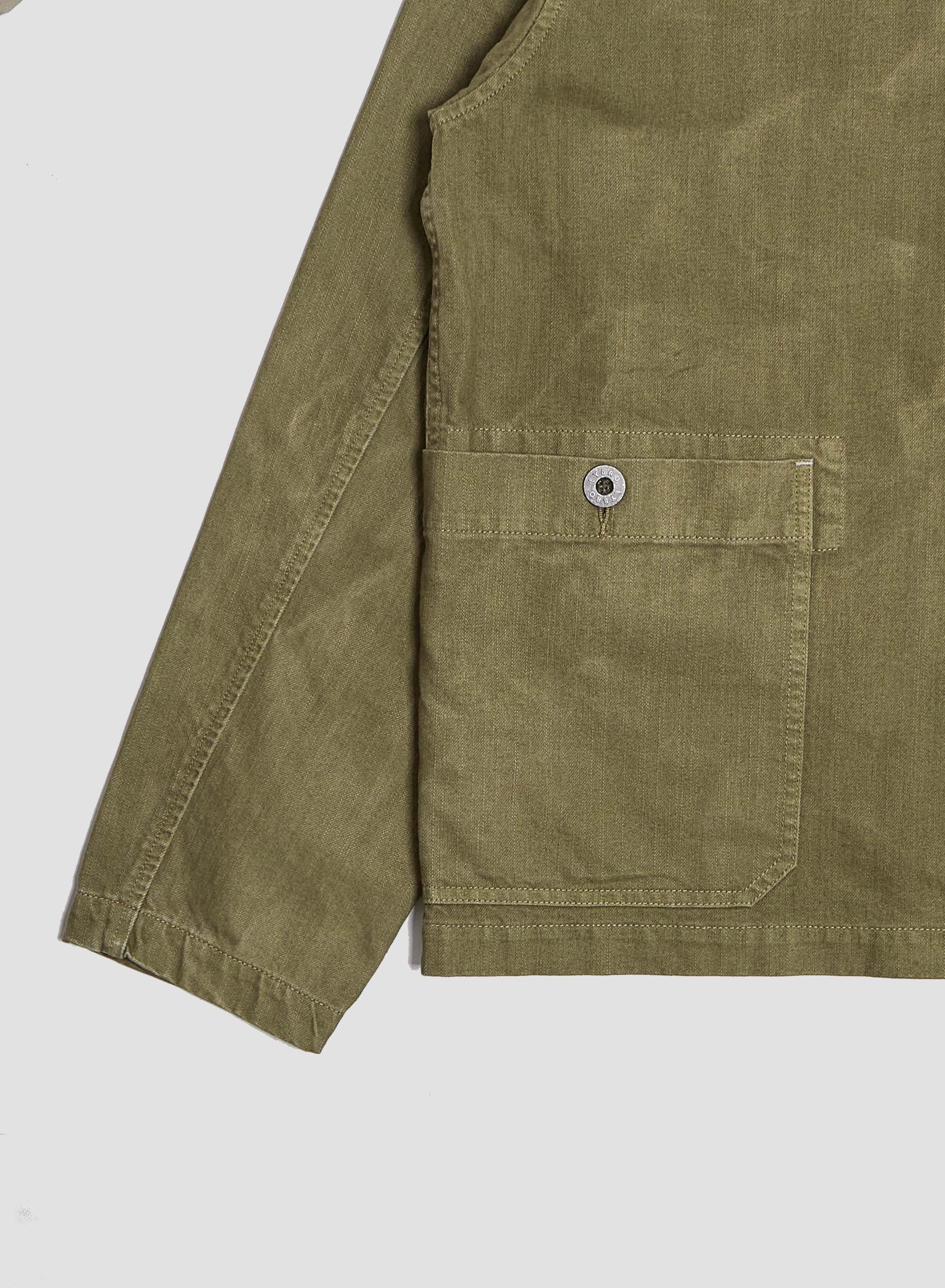 Railroad Jacket Cotton Twill in British Tan - 5