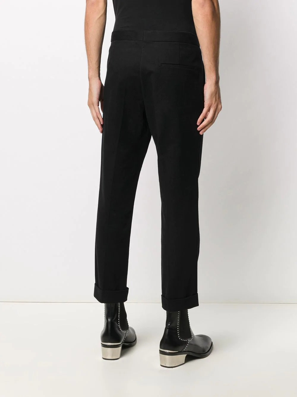 tailored cropped trousers - 4