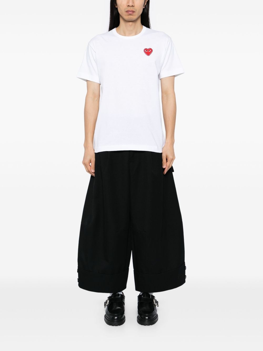 logo patch T-shirt - 3