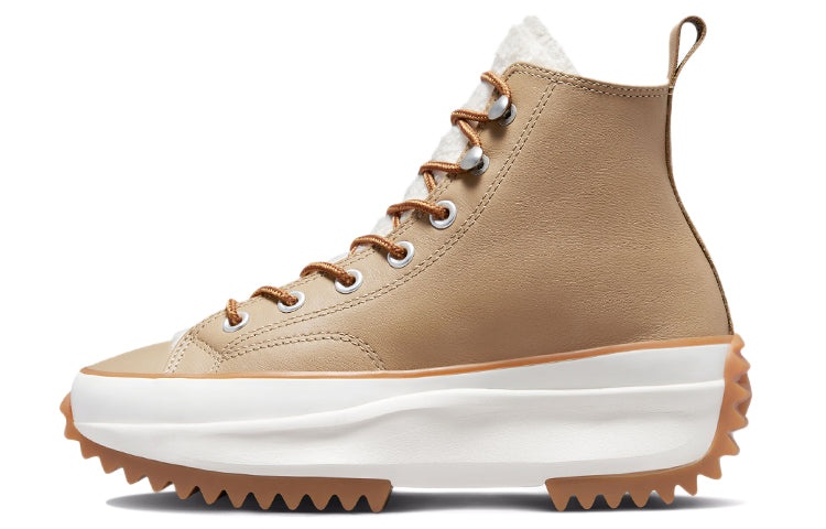 (WMNS) Converse Run Star Hike High 'Sherpa - Nomad Khaki' 573111C - 2