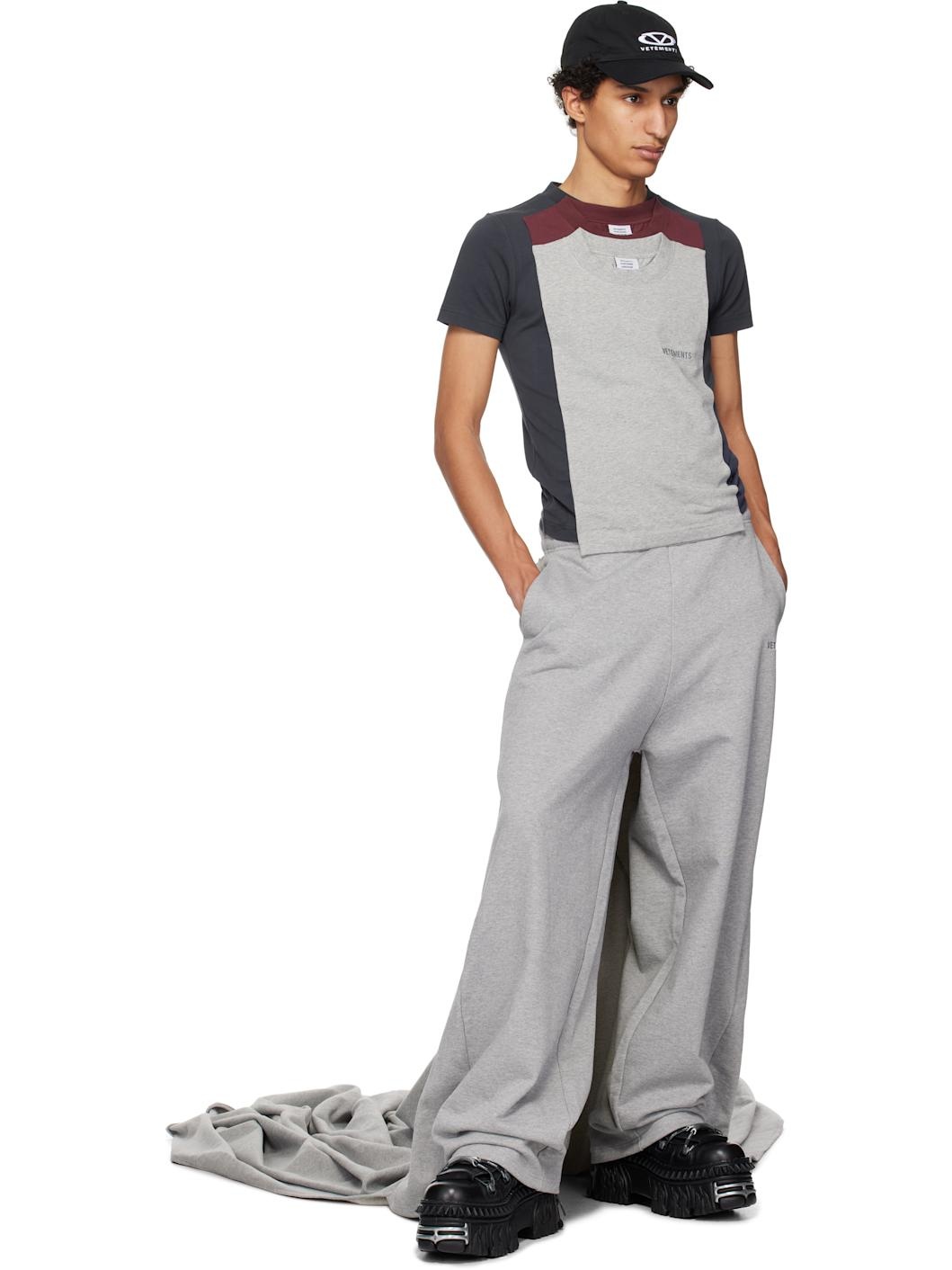 Gray Runway Train Sweatpants - 4