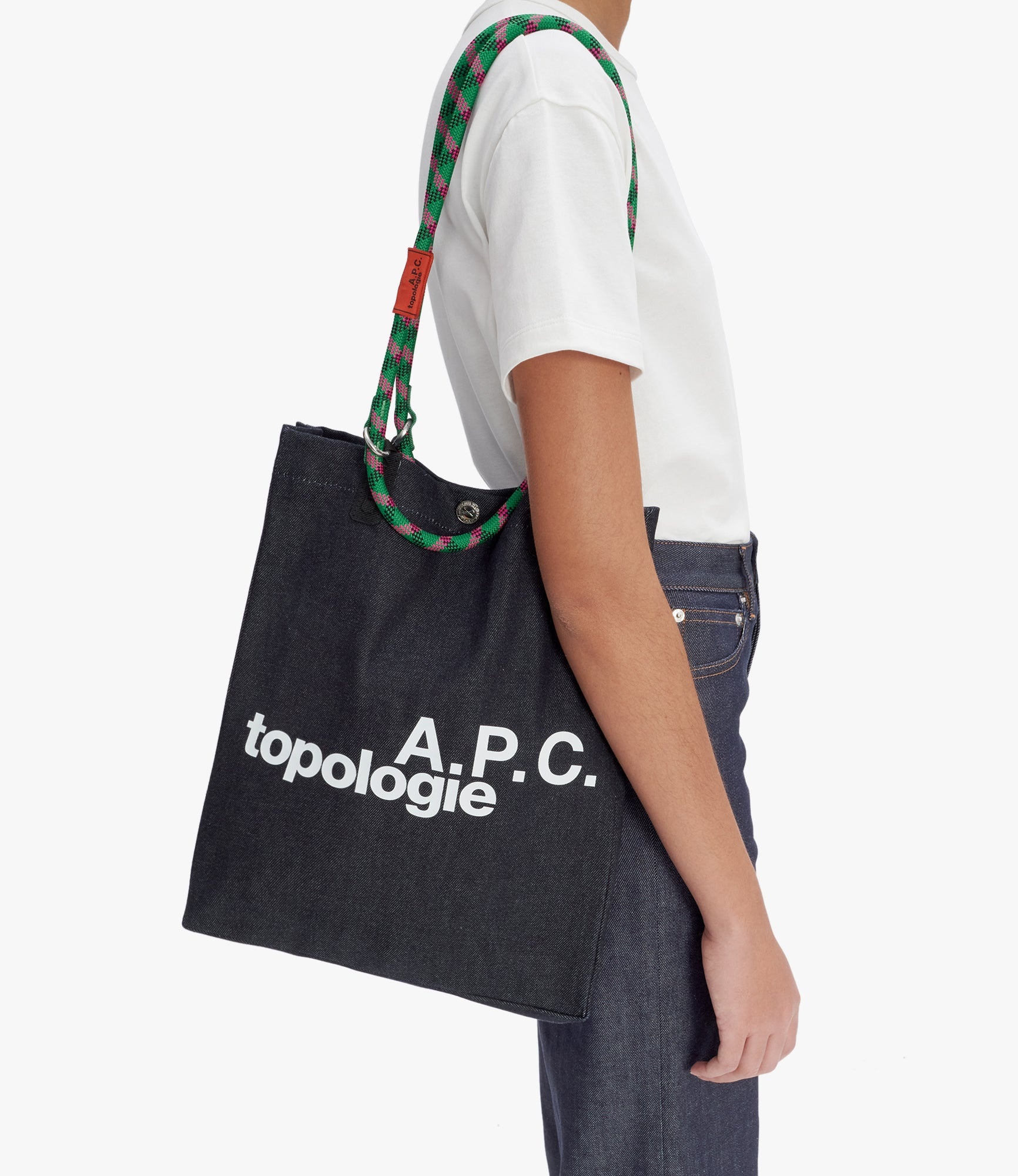 A.P.C. TOPOLOGIE TOTE BAG - 2