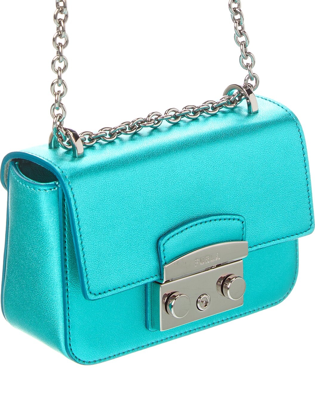 Furla Metropolis Mini Leather Crossbody - 3