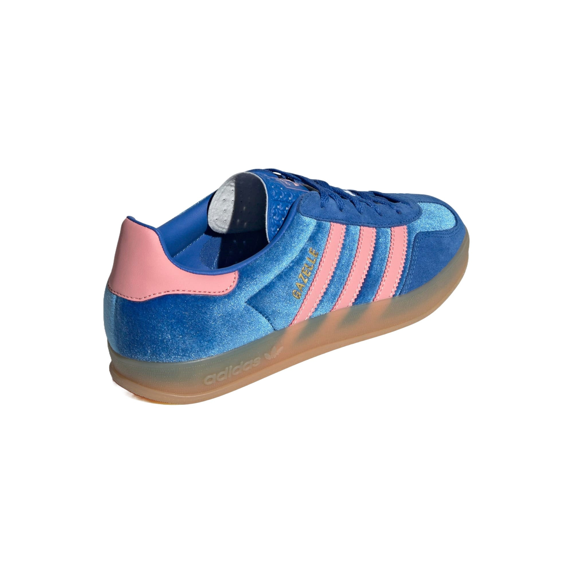 (WMNS) adidas Gazelle Indoor 'Blue Semi Pink Spark' IG6785 - 4