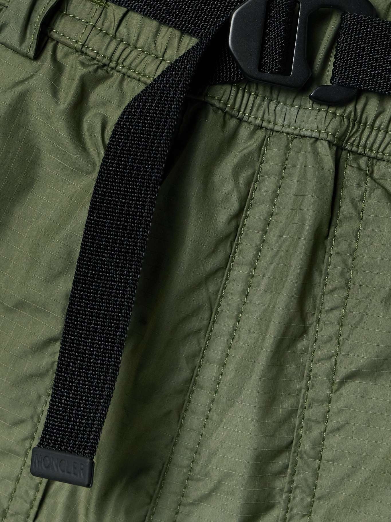 Belted ripstop cargo pants - 5