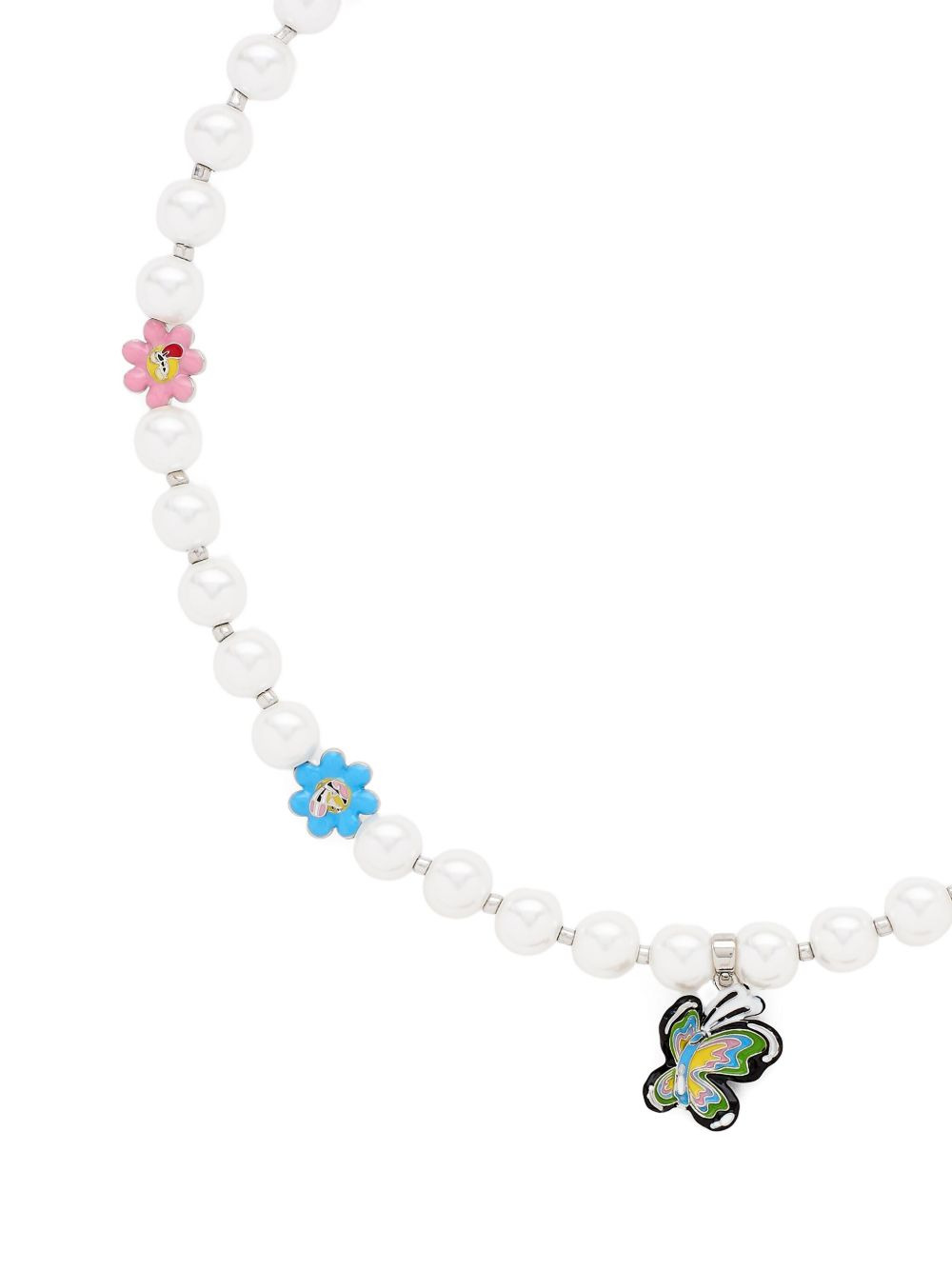 x Hattie Stewart The Garden Pearl Station necklace - 2