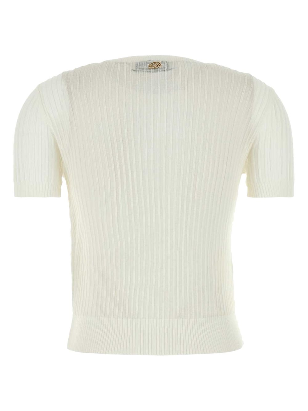 ribbed-knit T-shirt - 2