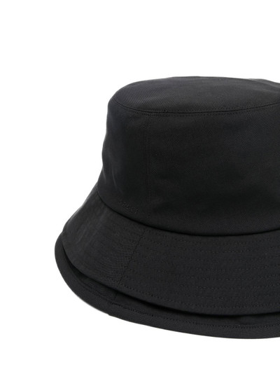 sacai layered-brim wool bucket hat outlook