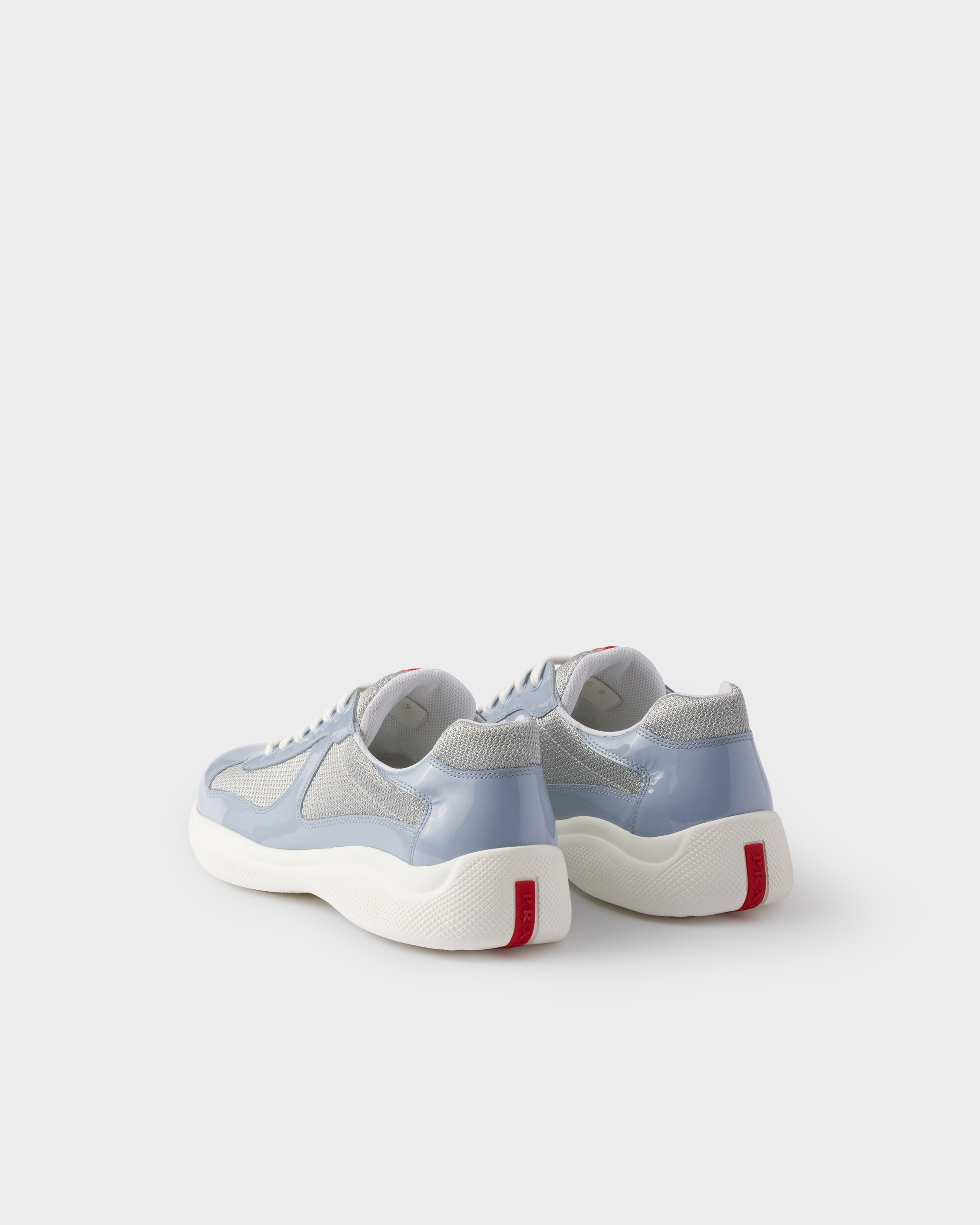Patent leather and technical fabric Prada America's Cup sneakers - 4