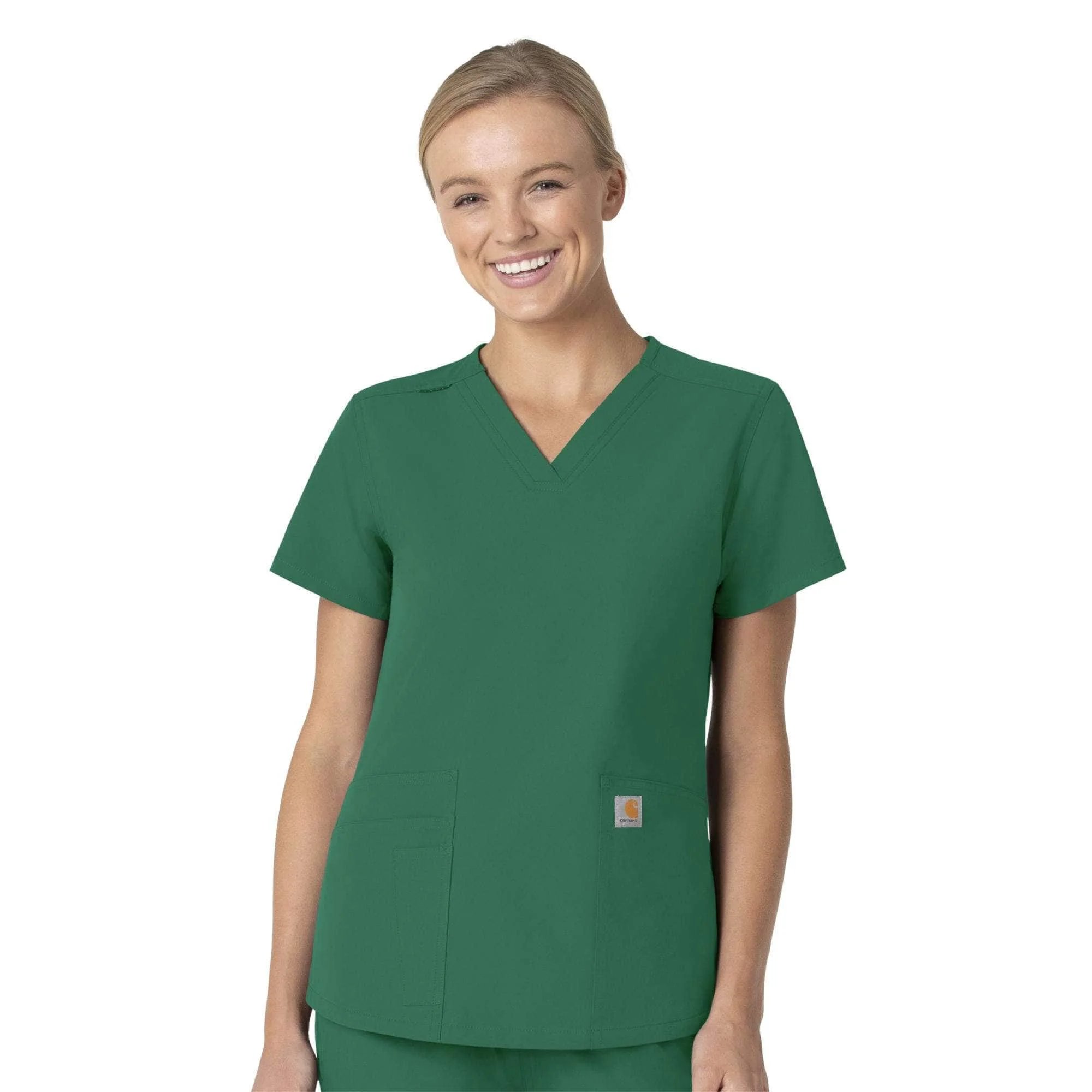 Women's Force Essentials V-Neck Scrub Top - 1