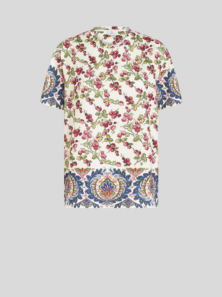 T-SHIRT WITH BERRY PATTERN - 1