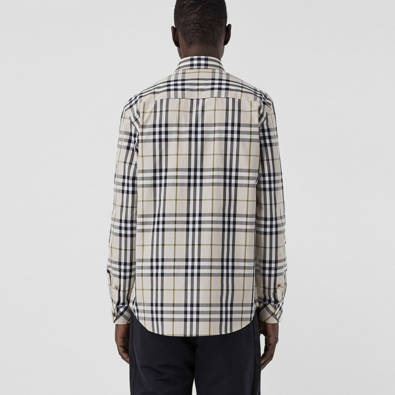 Check Cotton Poplin Shirt 4