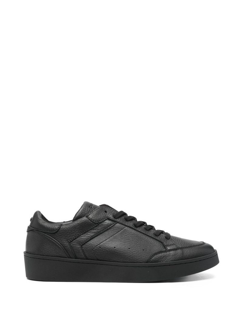 lace-up leather sneakers 1