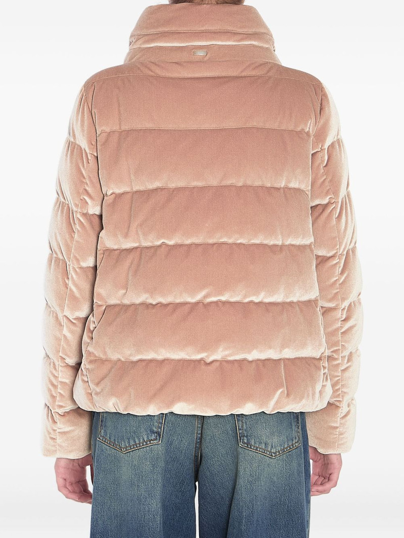 velvet padded jacket 4