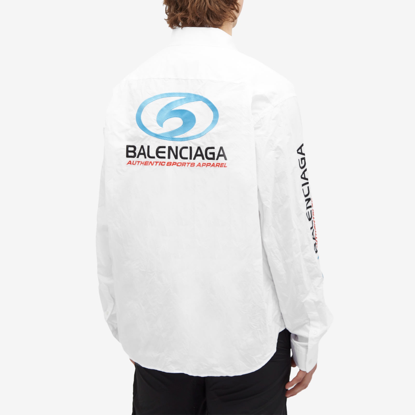 Balenciaga Logo Button Down Shirt - 3