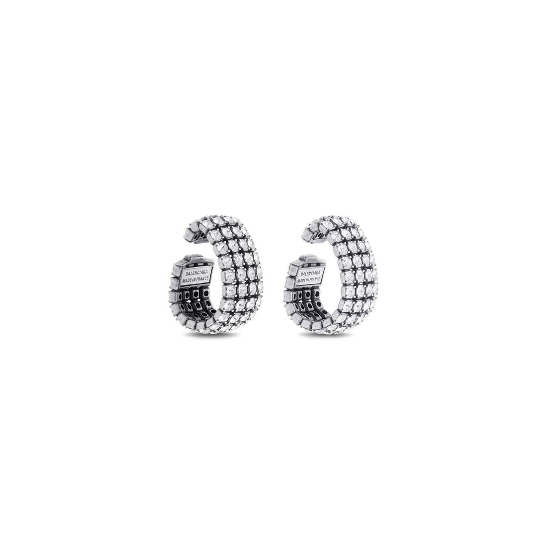 Women's Glam Ear Cuffs in Antique Silver - 2