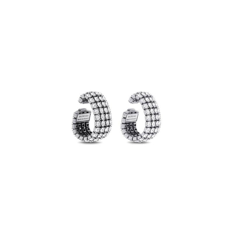 BALENCIAGA Women's Glam Ear Cuffs in Antique Silver outlook