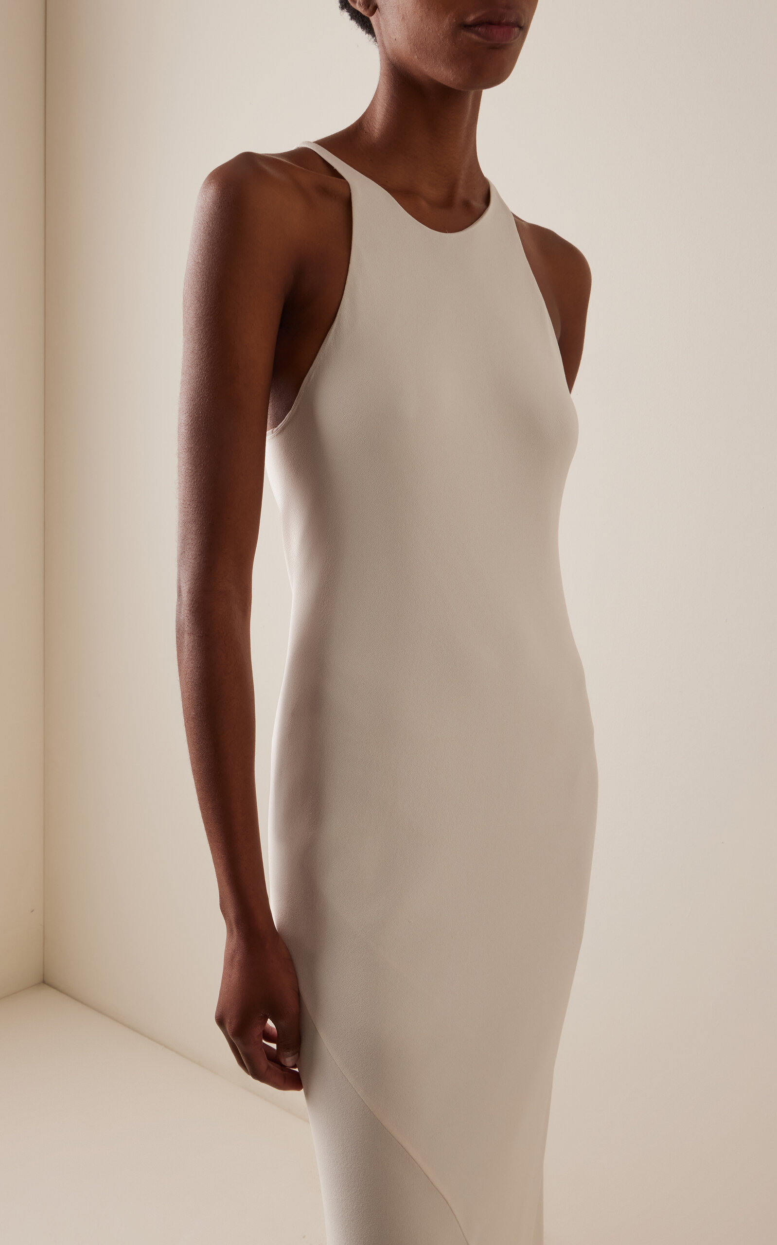 Johanne Silk Slip Dress white - 3