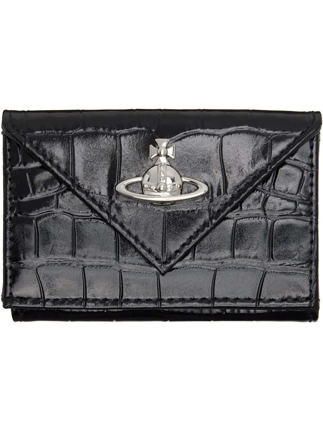 Black Envelope Billfold Wallet - 1