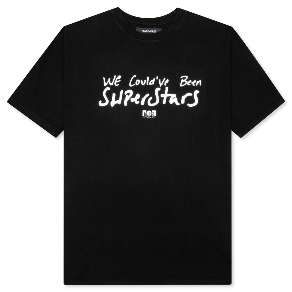 NAHMIAS X KODAK BLACK SUPERSTARS T-SHIRT - BLACK - 1