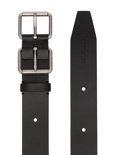 BALENCIAGA double buckle-fastening belt outlook