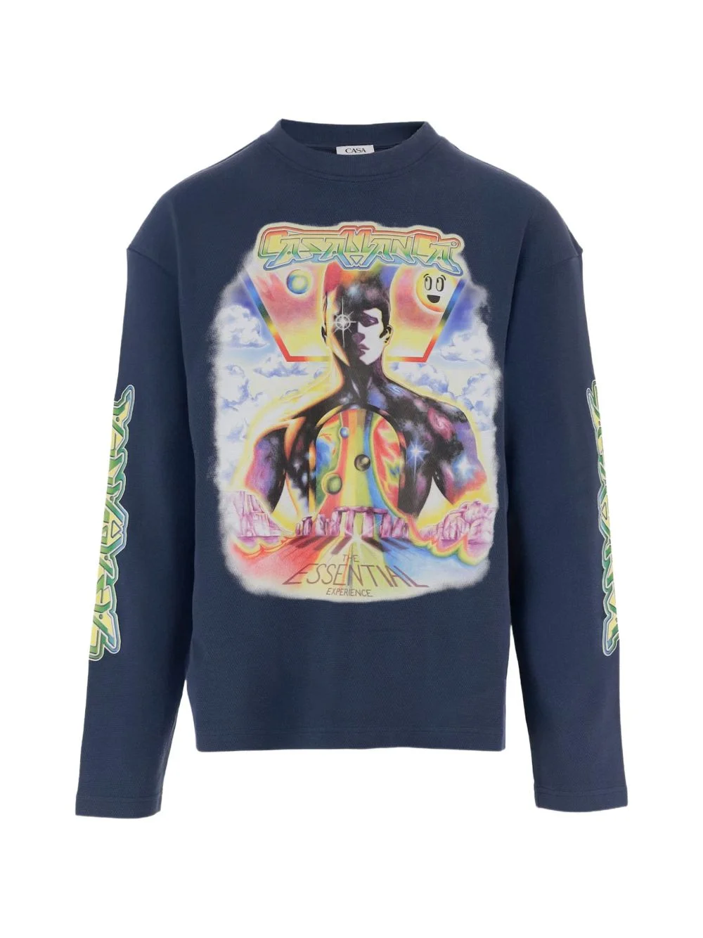 printed long-sleeve T-shirt - 1