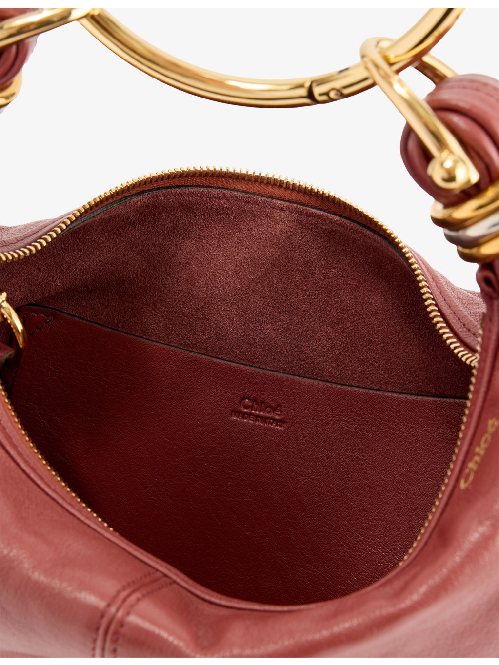 Bracelet Small Leather Hobo Bag - 5