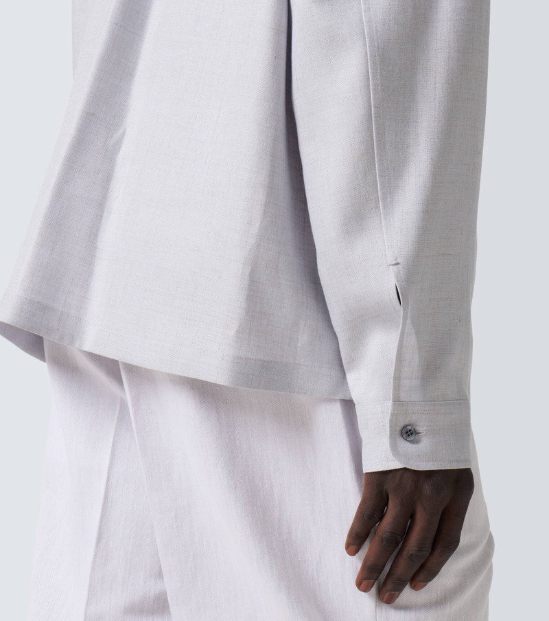 Scritto embroidered overshirt 6