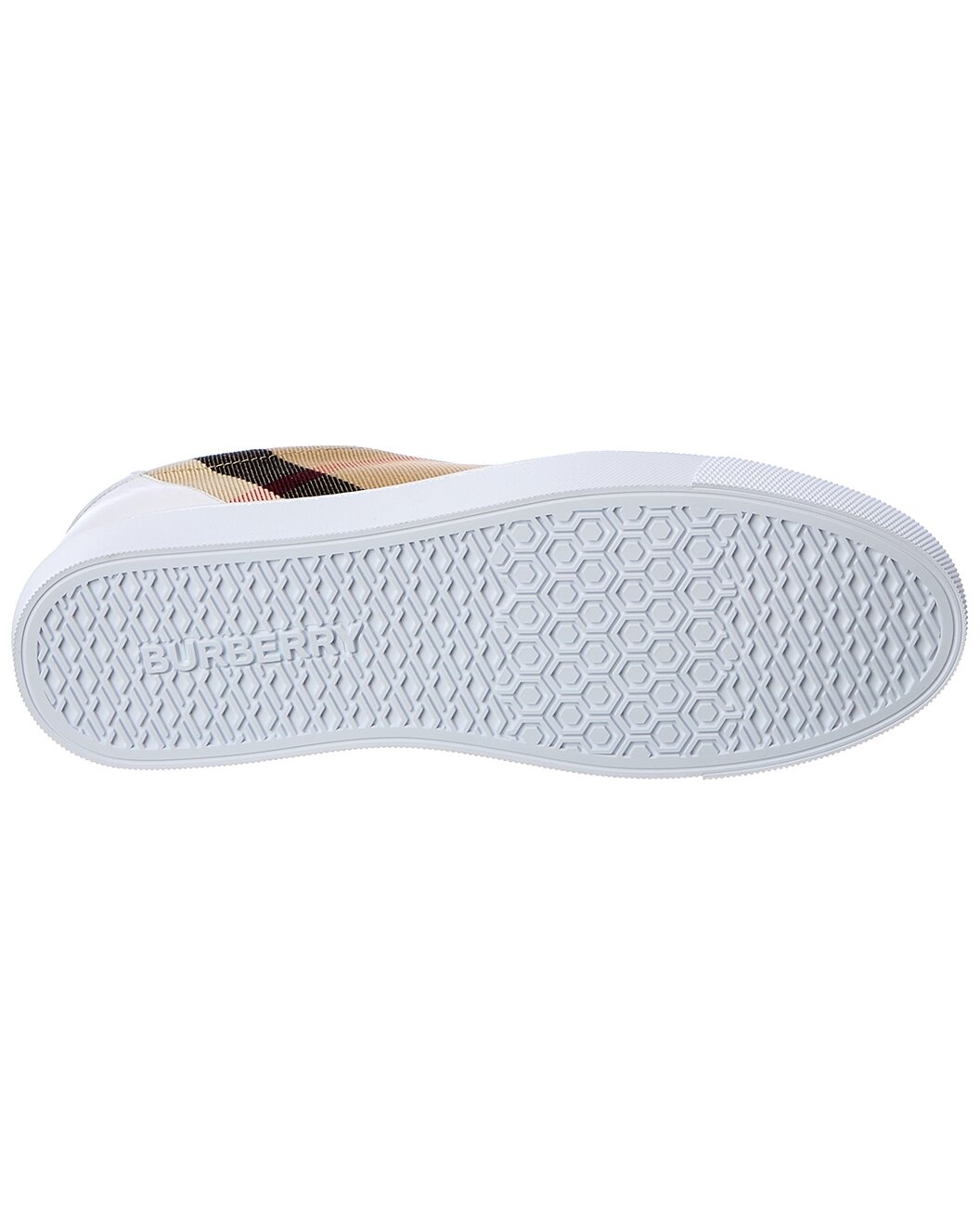Burberry Vintage Check Canvas & Leather Sneaker - 4
