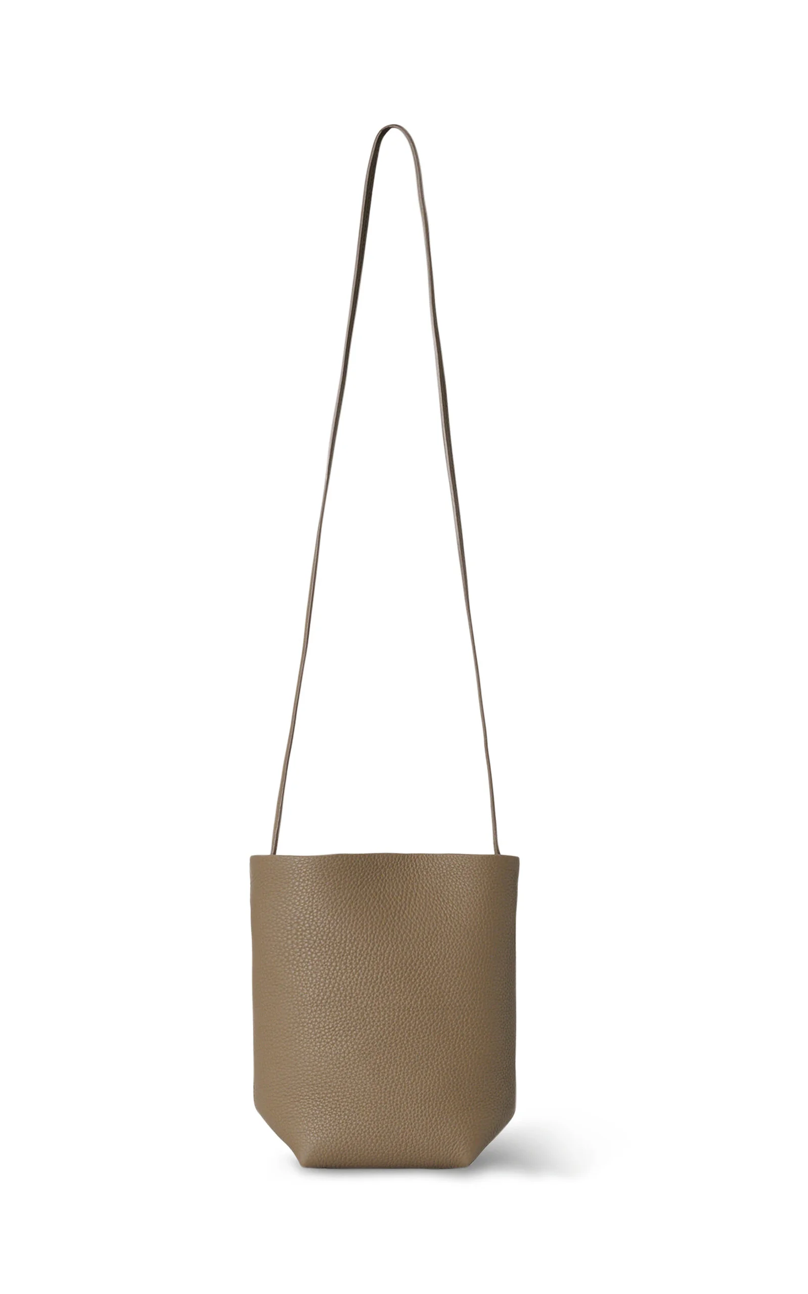 Park N/S Leather Crossbody Bag taupe - 1