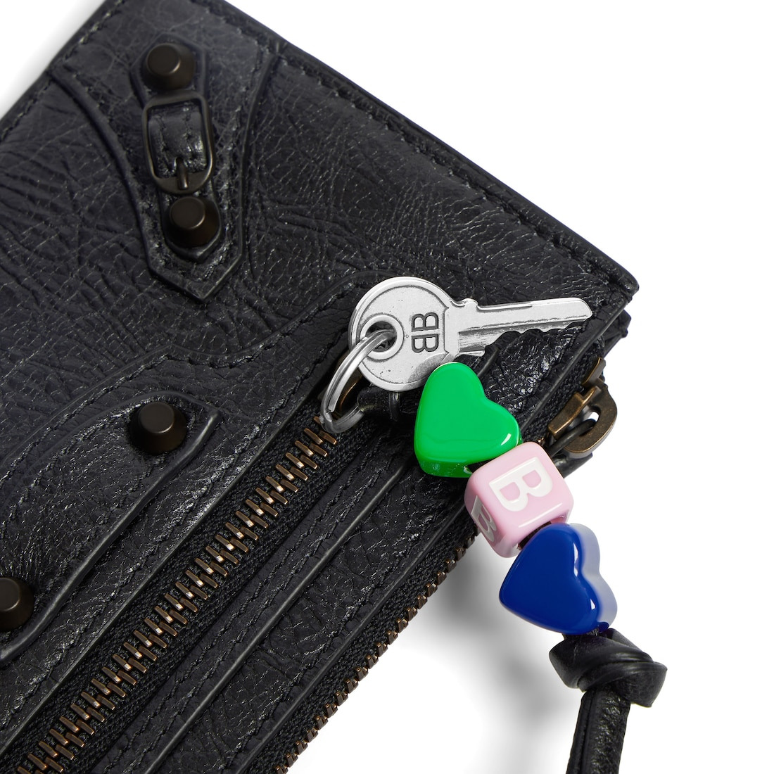 Women's Le City Long Coin And Card Holder in Black - 4