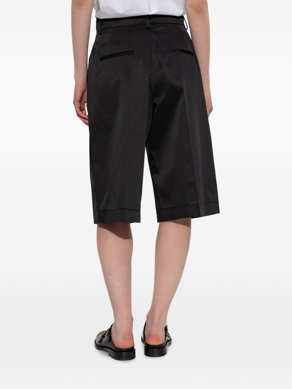 embroidered-logo shorts - 4