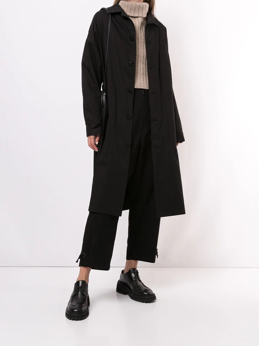 oversized lightweight coat - 2