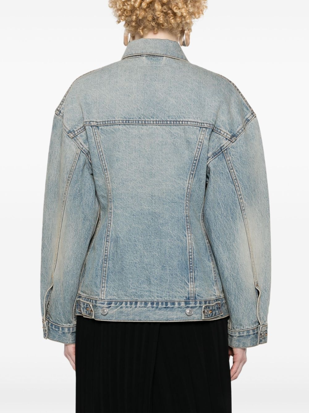 Hourglass denim jacket - 4