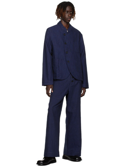 Toogood Blue 'The Sailor' Trousers outlook